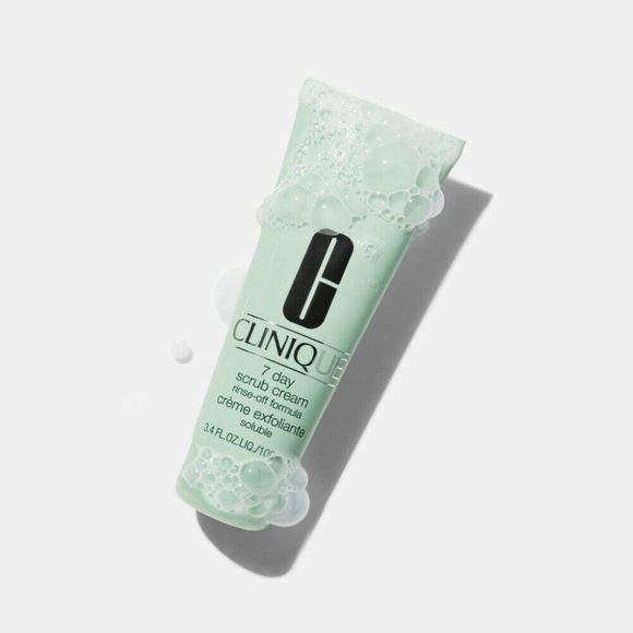 CLINIQUE 7 Day Scrub Cream Rinse-Off Formula 3.4 oz Full Size - Picture 3 of 3